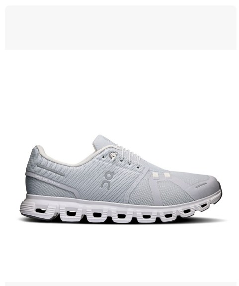 On Running Cloud 6 Glacier | White